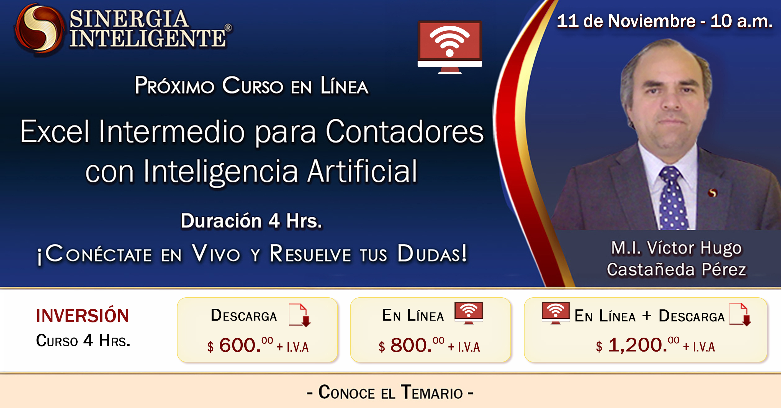 Lab Error Formula EXCEL Intermedio para Contadores con Inteligencia Artificial | Sinergia ...