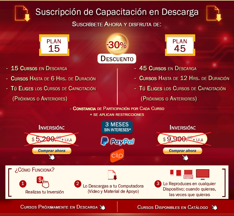 Suscripcion en Descargas