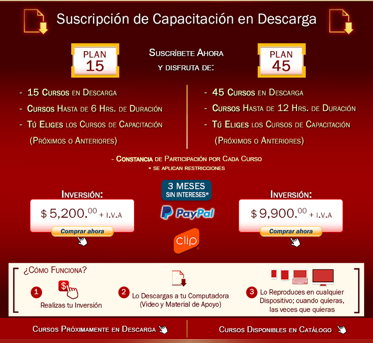 Suscripcion en Descargas