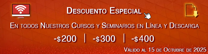 Descuento Especial en Cursos y Seminarios