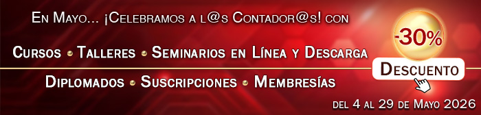 30% de DESCUENTO en TODA la CAPACITACIÓN